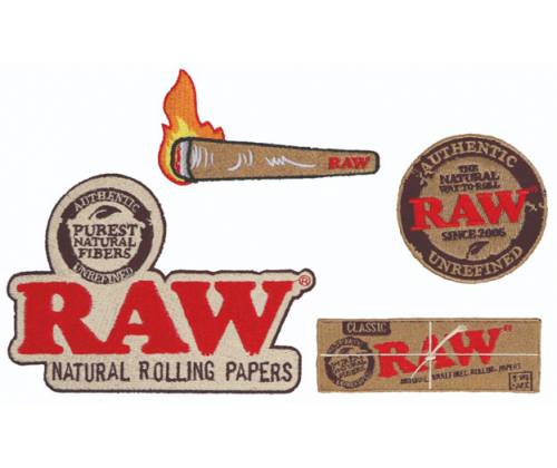 RAW Patches Κεντητά Σήματα - 4 τεμ. - Τιμή: 22,60€