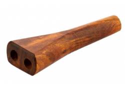 Double Hole - Ξύλινη Πίπα για 2 Τσιγάρα