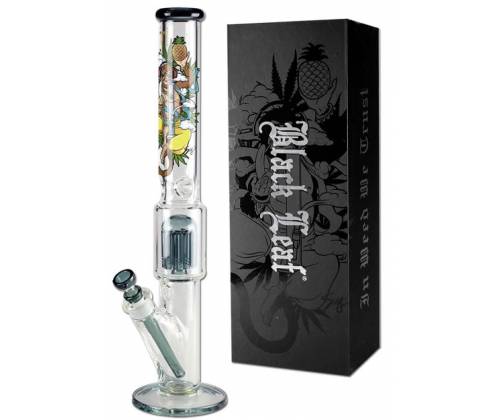 Γυάλινο Bong IN BOX Black Leaf  | Hanuman Ice 10-Arm  50cm - Τιμή: 89,00€