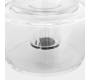 Glass Bong Dome Rig - Leaf Black 16cm -  Price: 32,50€