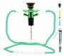 Ναργιλές Hookah Travel Kit Πράσινο - 2 Hoses - 25cm - Τιμή: 17,50€