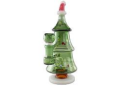 Γυάλινο Bong «Xmas» + Percolator 25cm