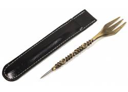Hookah Tobacco Fork 16.5cm - Gold