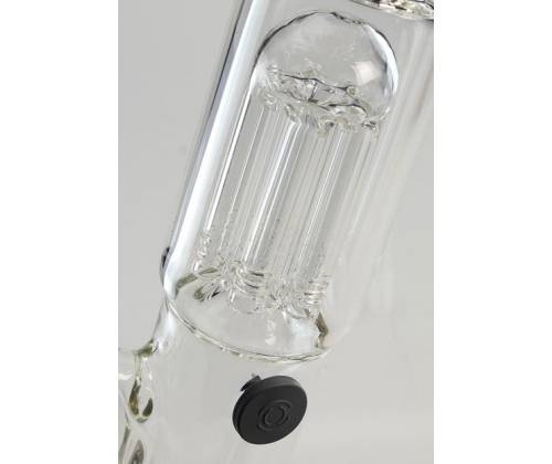 Glass Bong IN BOX Black Leaf | Baby Bongbastic 36cm -  Price: 89,00€