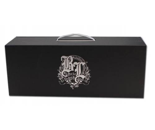 Glass Bong IN BOX Black Leaf | Baby Bongbastic 36cm -  Price: 89,00€