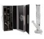 Glass Bong IN BOX Black Leaf | Baby Bongbastic 36cm -  Price: 89,00€