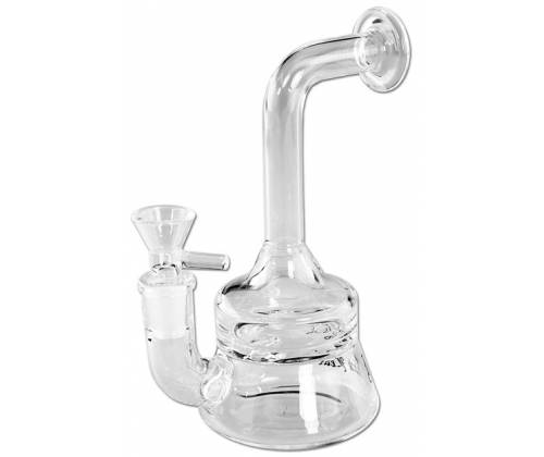 BL Glass Bong Conical Rig Mini - Diffuser 12cm -  Price: 24,00€
