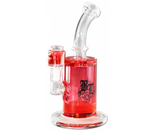 Γυάλινο Herb Bong BL Cooling System + Percolator - Κόκκινο 23cm -  Price: 78,00€