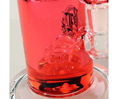 Γυάλινο Herb Bong BL Cooling System + Percolator - Κόκκινο 23cm -  Price: 78,00€