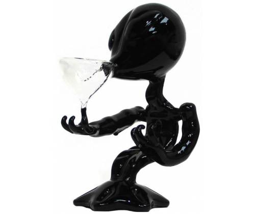 Γυάλινο Bong Black Alien 15cm -  Price: 29,90€