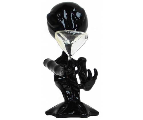 Γυάλινο Bong Black Alien 15cm -  Price: 29,90€