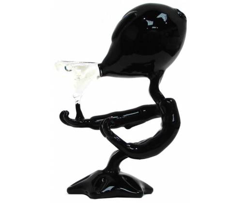 Γυάλινο Bong Black Alien 15cm -  Price: 29,90€