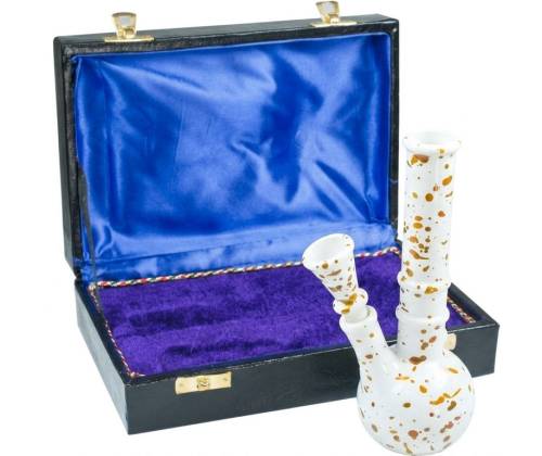 Γυάλινο Glass Bong In Box Conical Black - 17cm - Τιμή: 16,90€