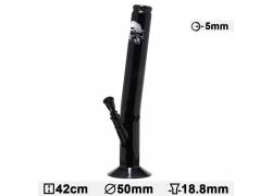 Γυάλινο Bong BLACK ART 42cm - 01155