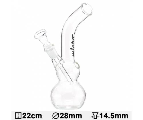 Γυάλινο Bong MICRO 22cm - 01182 -  Price: 7,80€