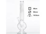 Γυάλινο Ice Bong Sand Face - 01242