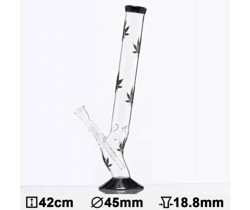 Γυάλινο Ice Bong Multi Leaf Bolt - 01349 -  Price: 34,00€