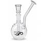 Glass Bong OM Mini with Glass Mouthpiece (Whistle Side Mouth) 14.5cm - Price: 9,90€