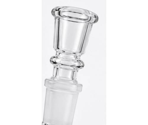 Glass Bong OM Mini with Glass Mouthpiece (Whistle Side Mouth) 14.5cm - Price: 9,90€