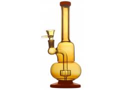 Γυάλινο Bong «Amber» + Percolator 25cm