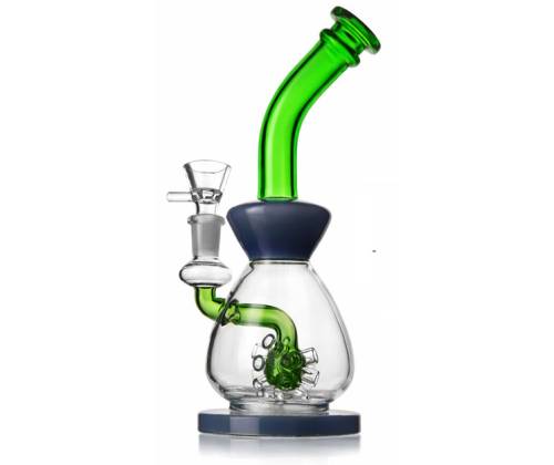 Γυάλινο Bong Blue/Green - Diffuser 24cm - Τιμή: 22,00€