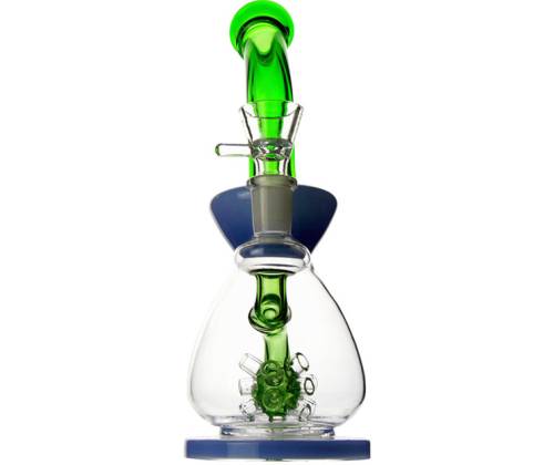Γυάλινο Bong Blue/Green - Diffuser 24cm - Τιμή: 22,00€