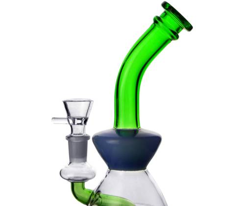 Γυάλινο Bong Blue/Green - Diffuser 24cm - Τιμή: 22,00€