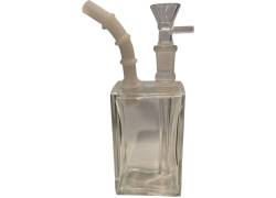 Γυάλινο Bong Square 17cm - 73318