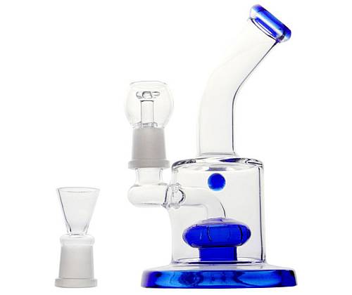 Glass OIL Bong Bullet + Percolator 16cm -  Price: 22,50€
