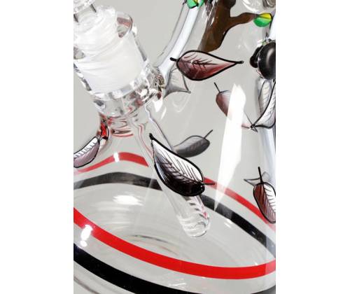 Γυάλινο Hand Painted Ice Bong Night Owl 32cm -  Price: 59,90€