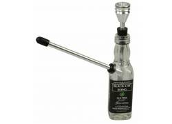 Γυάλινο Bottle Bong «Black Cat» - 15cm