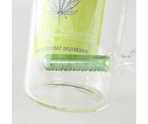 Glass Bottle Bong «Bier» - 24cm -  Price: 19,50€