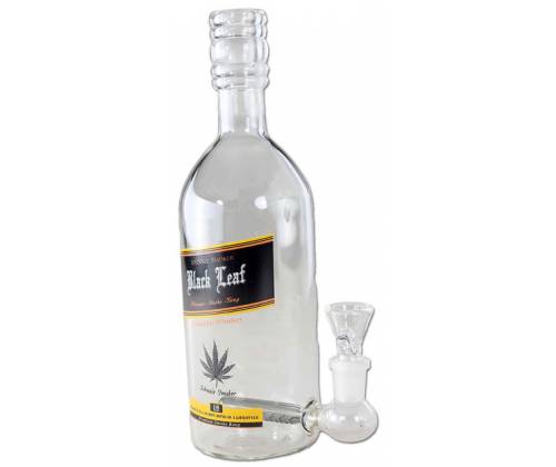 Glass Bottle Bong «Whisky» - 24cm -  Price: 19,50€
