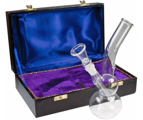 Γυάλινο Bong GLASS BONG IN BOX 18cm - 0804 - Τιμή: 9,90€