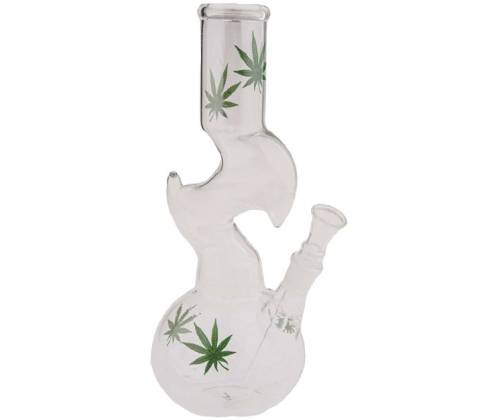 Γυάλινο Bong Rasta Bouncer 16cm - 01114N - Τιμή: 8,90€