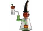 Glass OIL Bong Halloween + Percolator 19cm