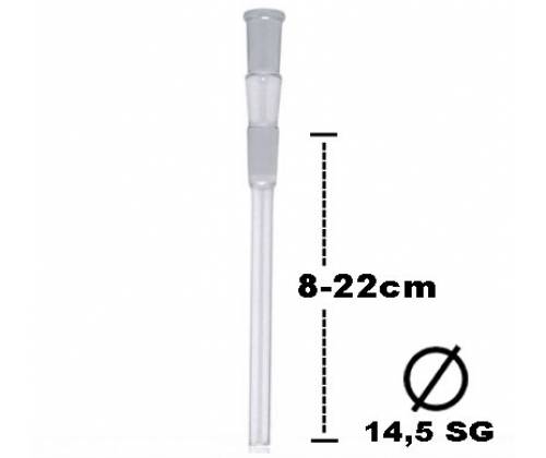 Ανταλλακτικό γυάλινο πιπάκι για Bong (Chillum) - L:08cm - SG:14.5mm - Τιμή: 3,40€