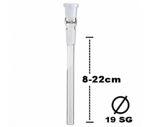 Ανταλλακτικό γυάλινο πιπάκι για Bong (Chillum) - SG:19mm - Μήκος: 08-22cm | Δέχεται Bowl - Τιμή: 3,60€