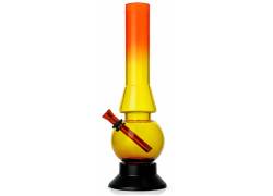 Acrylic Bong "Rasta Ball" - 20cm
