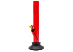 Acrylic Bong «Straight» Red - 20cm