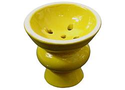 Ceramic Hookah Bowl Waves - Yellow