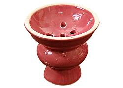 Ceramic Hookah Bowl Waves - Bordeaux