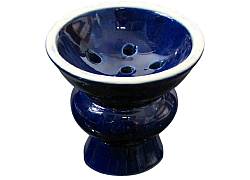 Waves Ceramic Hookah Bowl - Blue