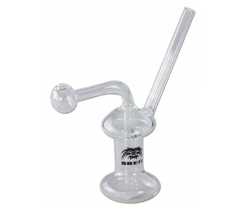 Glass OIL Bong Breit Dab Rig - 15cm -  Price: 17,90€