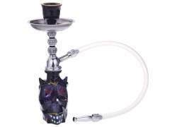 Ναργιλές Hookah - Champ Al Malik Nador Γυάλινος Μαύρο 1 Hose - 20cm