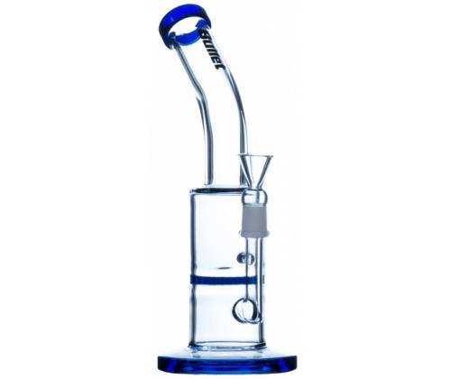 Γυάλινο Bong Bullet 23cm Μπλε + Percolator - Τιμή: 21,50€