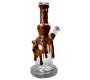 Γυάλινο Bong Handmade Skull Clay Brown - 22cm - Τιμή: 49,90€