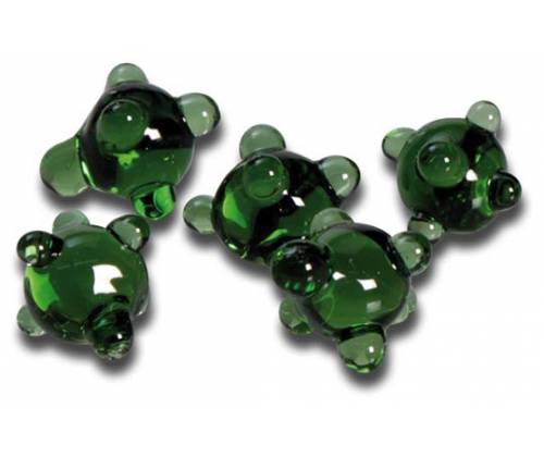 Γυάλινη Σίτα Glass Pipe Screens | Sea Mine 8mm Πράσινο - 1τμχ -  Price: 2,40€