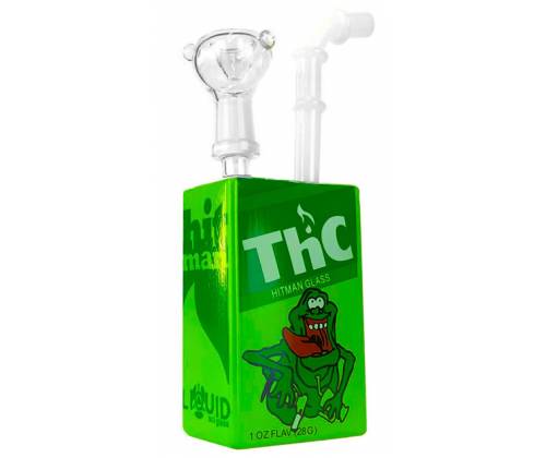 Γυάλινο Bong Juice Glass Cartoon THC Frog Πράσινο - 19cm -  Price: 25,40€