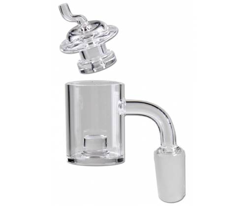 Ανταπτορας για Bong - «Oil» Dabbing Glasbanger Σετ με Carb Cap - SG19mm - Τιμή: 23,50€